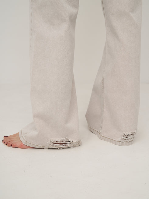 【 予約:11月中旬 】LOOSE FIT FLARE PT /Y254-31131